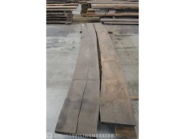 6x eiken houten plank - afbeelding 13 van  13
