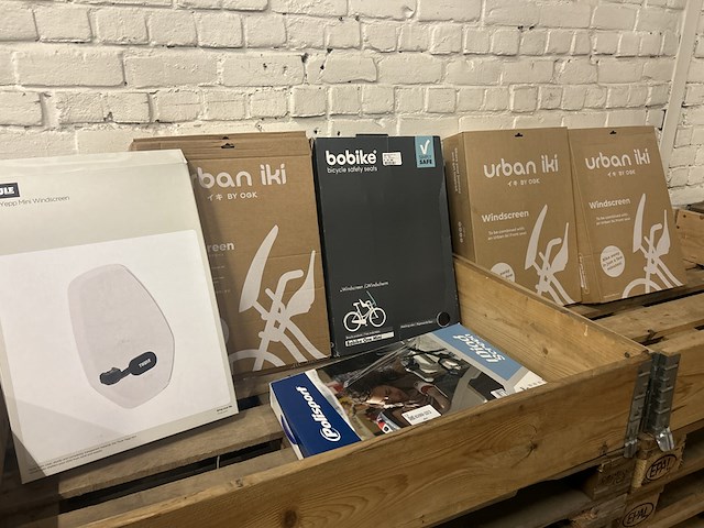 6x fiets windscherm thule, urban iki, bobike - afbeelding 1 van  6