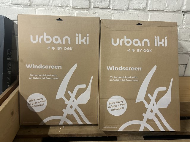 6x fiets windscherm thule, urban iki, bobike - afbeelding 3 van  6