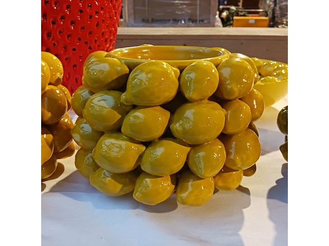 6x fruit decoratie, des pots en van roon - afbeelding 4 van  15