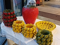 6x fruit decoratie, des pots en van roon - afbeelding 1 van  15