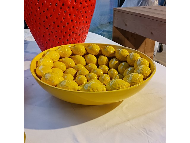 6x fruit decoratie, des pots en van roon - afbeelding 8 van  15