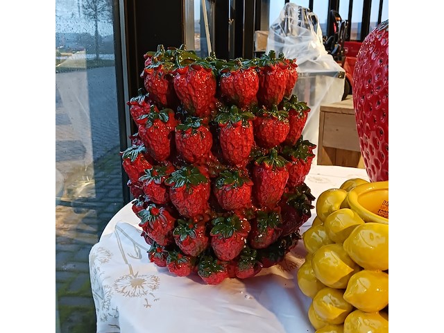 6x fruit decoratie, des pots en van roon - afbeelding 14 van  15