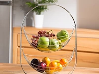 6x fruitmand met 2 schommelende manden levivo - afbeelding 2 van  8