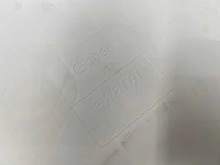 6x gaber akami - nestelbare kantinestoel - wit - afbeelding 6 van  7