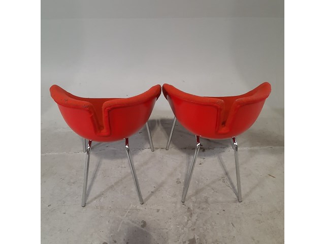 6x gestoffeerde kuipstoel, moroso, fjord p. urquiola - afbeelding 3 van  6