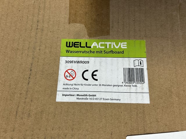 6x glijbaan met sliding board wellactive - afbeelding 4 van  5