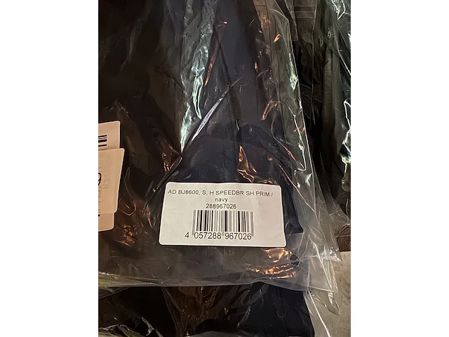 6x heren shorts maat s adidas, speedbreaker prime, navy - afbeelding 2 van  2