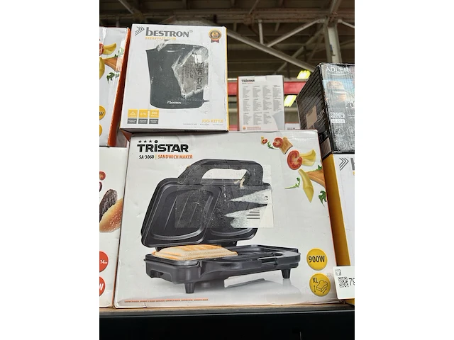 6x huishoudelijke apparaten w.o. grill, waterkoker w.o. tristar, bestron - afbeelding 2 van  4