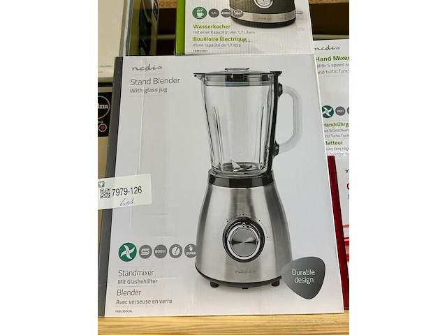 6x huishoudelijke apparaten w.o. koffiemachine w.o. aeg, nedis - afbeelding 4 van  5