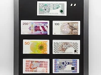 6x ingelijst guldenbiljet - afbeelding 1 van  6