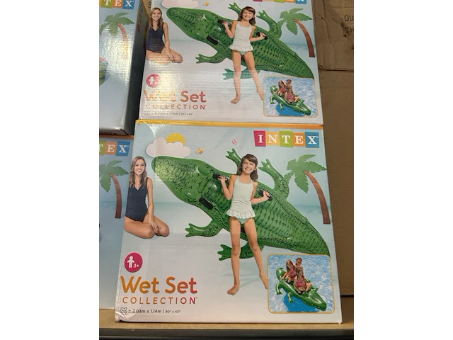 6x intex opblaasbaar zwembad, zwaan, krokodil - afbeelding 4 van  5