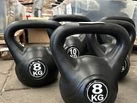 6x kettlebell (2x 10kg, 4x 8kg) - afbeelding 2 van  4