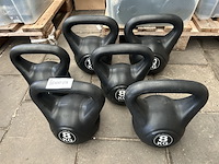 6x kettlebell (2x 10kg, 4x 8kg) - afbeelding 4 van  4