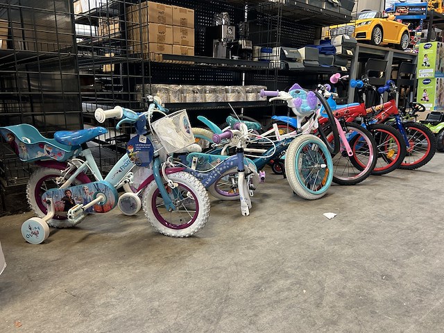 6x kinderfiets volare, frozen, spiderman, paw patrol - afbeelding 1 van  11