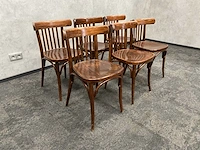 6x klassieke café stoel - afbeelding 1 van  9