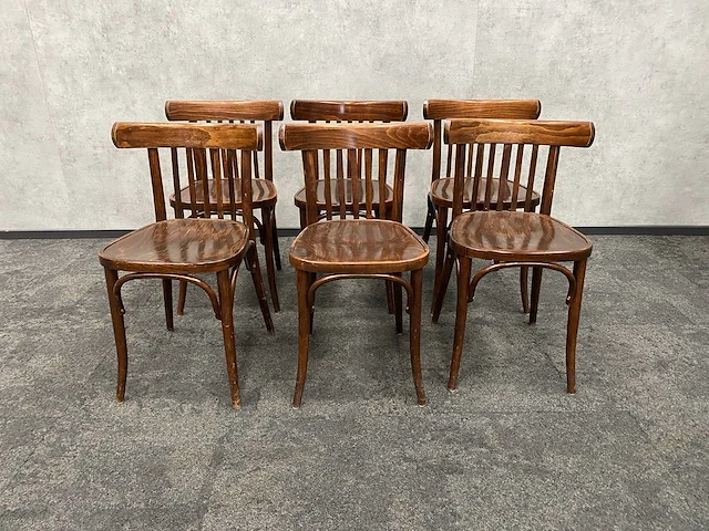 6x klassieke café stoel - afbeelding 4 van  9
