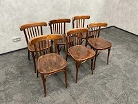 6x klassieke café stoel - afbeelding 7 van  9