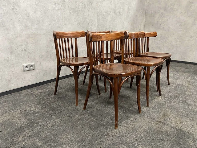 6x klassieke café stoel - afbeelding 9 van  9