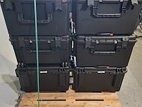 6x kunststof flightcase - afbeelding 10 van  10