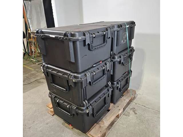 6x kunststof flightcase - afbeelding 3 van  10