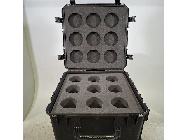 6x kunststof flightcase - afbeelding 7 van  10
