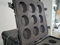 6x kunststof flightcase - afbeelding 9 van  10