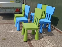 6x kunststof kinderstoel - afbeelding 2 van  3