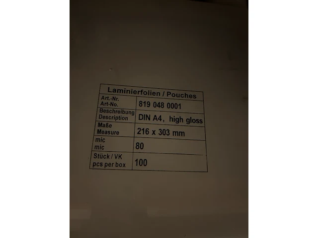 6x lamineerapparaat + papier monolith - afbeelding 6 van  6
