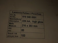 6x lamineerapparaat + papier monolith - afbeelding 6 van  6