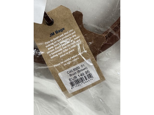 6x laptoptas pm bags, c40.5000, bruin - afbeelding 5 van  6