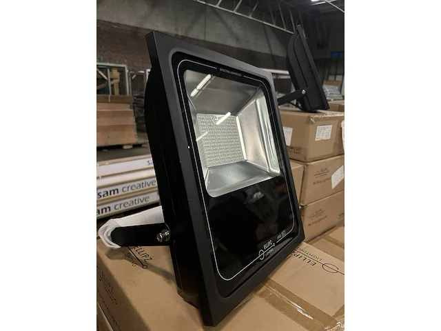 6x led flood light/bouwlamp 80w 5700k ip66 ellipz lighting - afbeelding 2 van  5