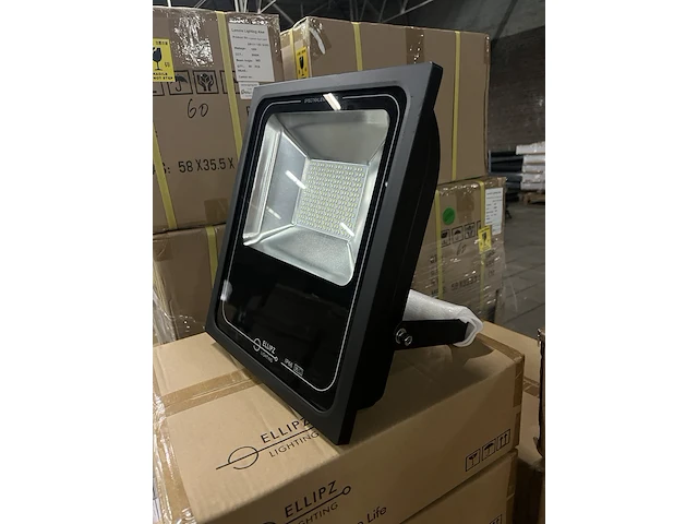 6x led flood light/bouwlamp 80w 5700k ip66 ellipz lighting - afbeelding 1 van  4
