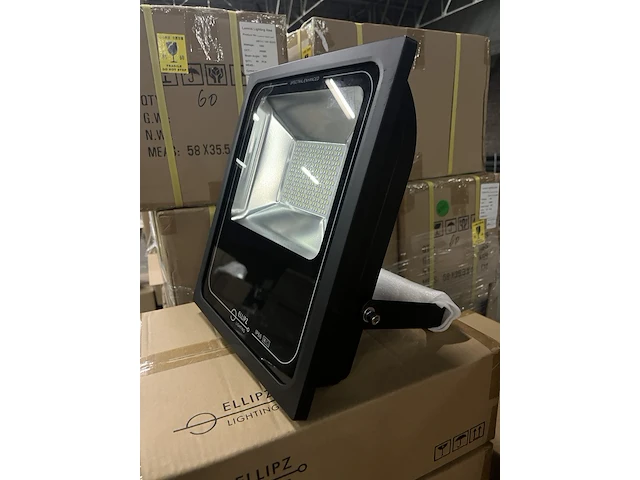 6x led flood light/bouwlamp 80w 5700k ip66 ellipz lighting - afbeelding 1 van  5