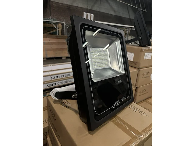 6x led flood light/bouwlamp 80w 5700k ip66 ellipz lighting - afbeelding 2 van  5