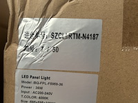 6x led paneel 36w 4000k 595x595 ellipz lighting - afbeelding 5 van  5