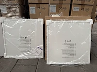 6x led panel light 36w 4000k 595x595x30 mm ellipz lighting - afbeelding 1 van  4