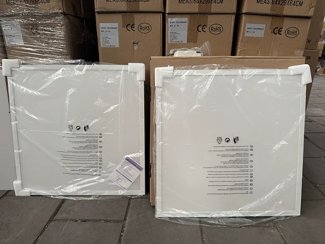 6x led panel light 36w 4000k 595x595x30 mm ellipz lighting - afbeelding 1 van  4