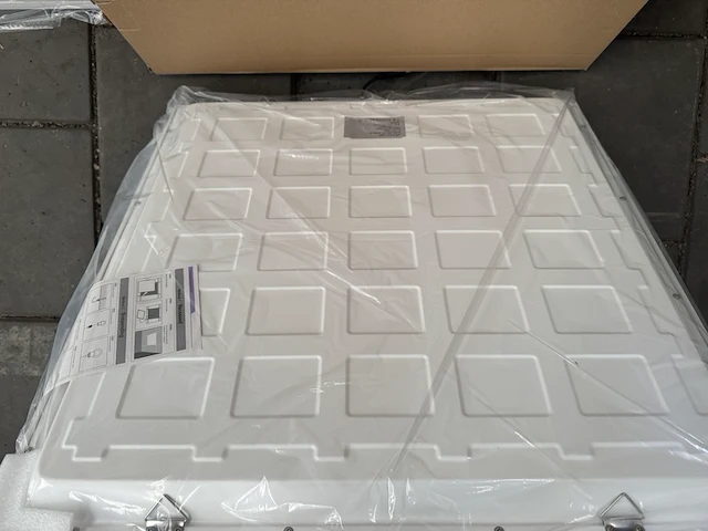 6x led panel light 36w 4000k 595x595x30 mm ellipz lighting - afbeelding 2 van  4
