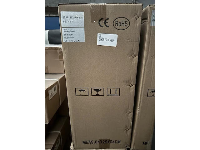 6x led panel light 36w 4000k 595x595x30 mm ellipz lighting - afbeelding 3 van  3