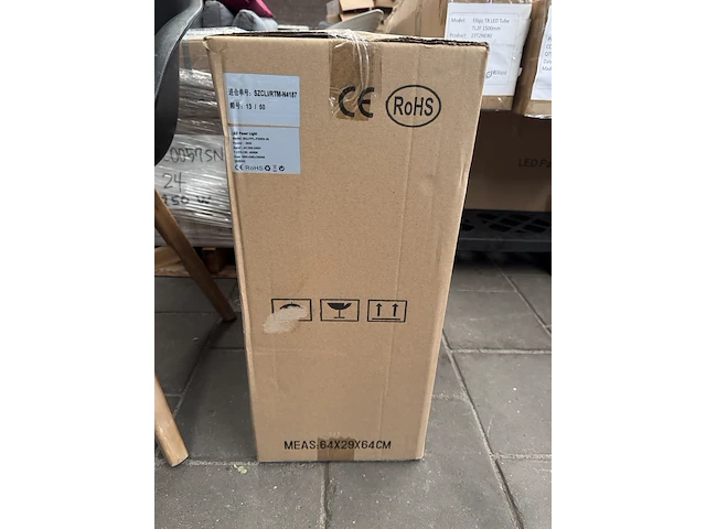 6x led panel light 36w 4000k 595x595x30 mm ellipz lighting - afbeelding 3 van  3