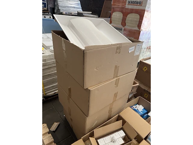 6x led panel light 39w 4000k 600x600 mm ellipz lighting - afbeelding 3 van  4