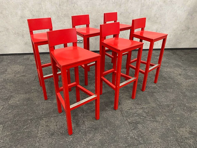 6x lensvelt avl - design barkruk zh81 - afbeelding 1 van  9