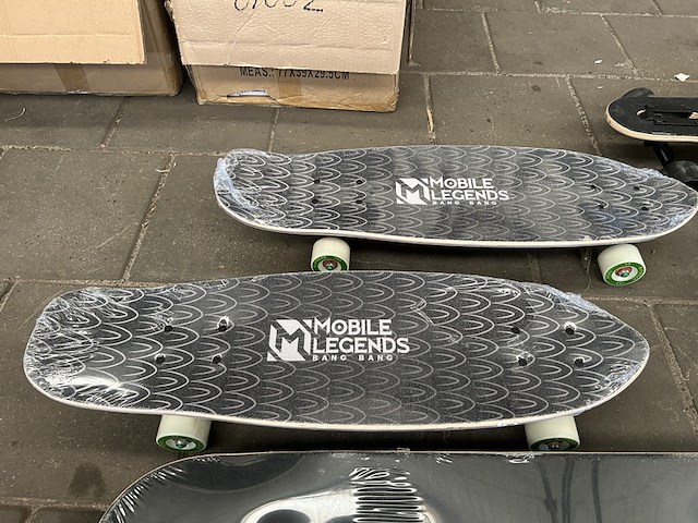 6x longboard, skateboard - afbeelding 3 van  7