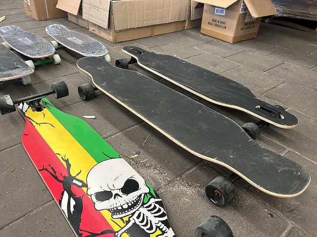 6x longboard, skateboard - afbeelding 6 van  7