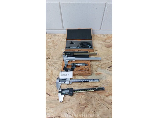 6x meetinstrument o.a. mitutoyo - afbeelding 1 van  9
