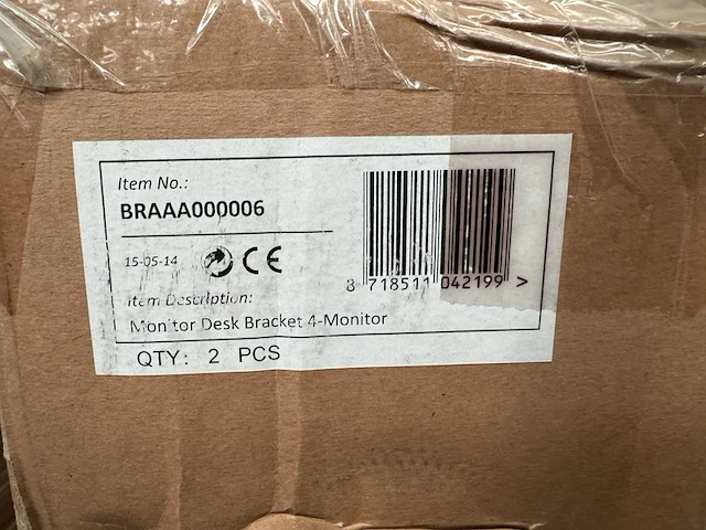 6x monitor bureausteun 4 monitoren 4x scherm 13"-27" sam creative, braaa000006 - afbeelding 4 van  4