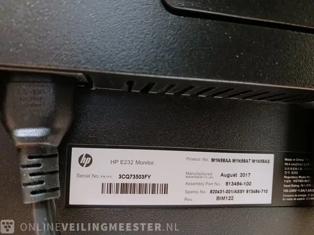 6x monitor hp elitedisplay e232, met 3 dockingstation - afbeelding 3 van  21