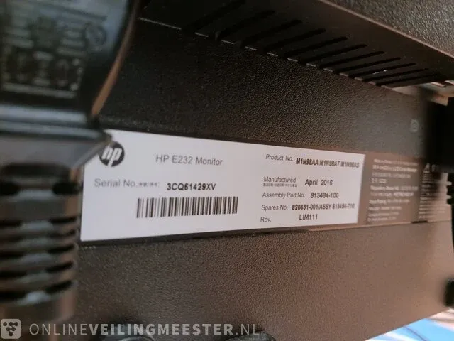 6x monitor hp elitedisplay e232, met 3 dockingstation - afbeelding 15 van  21