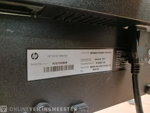 6x monitor hp elitedisplay e232, met 3 dockingstation - afbeelding 18 van  21